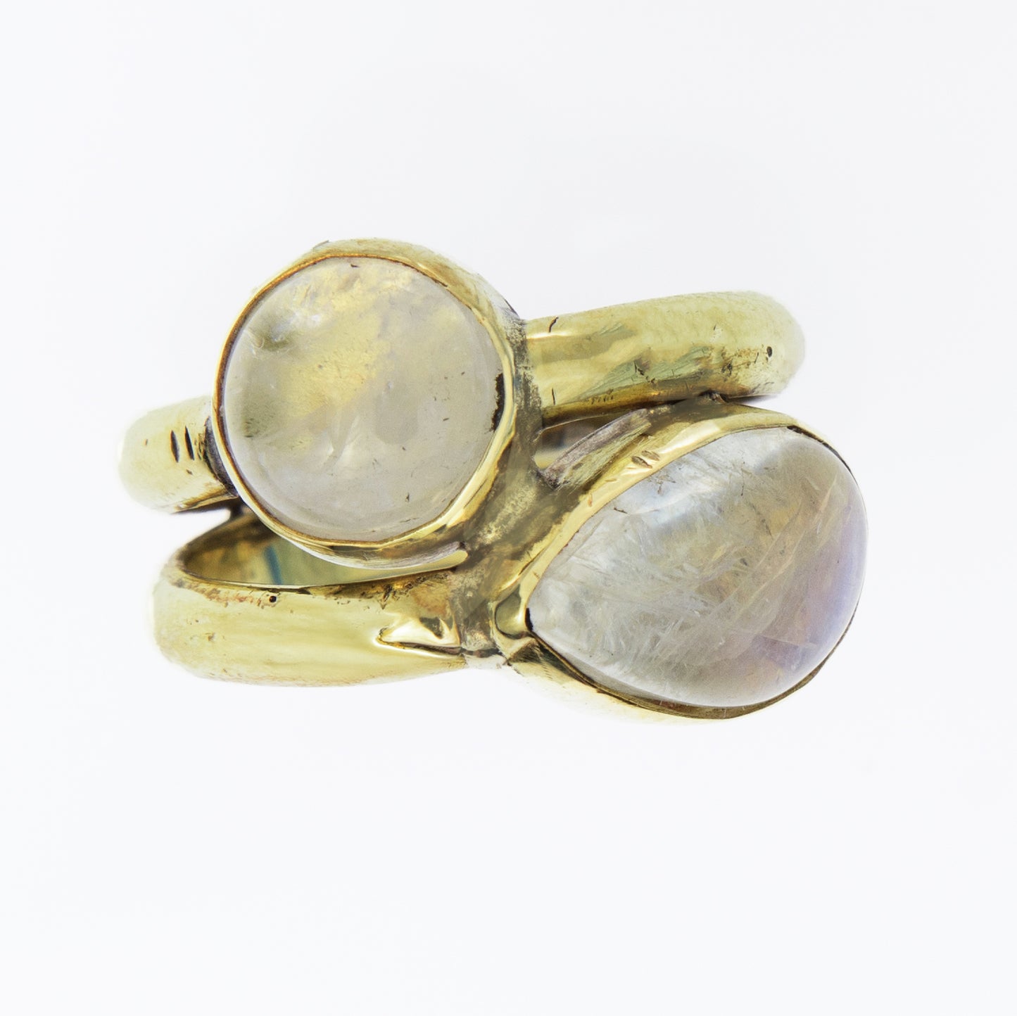 Mini Cabochons Moonstone Ring