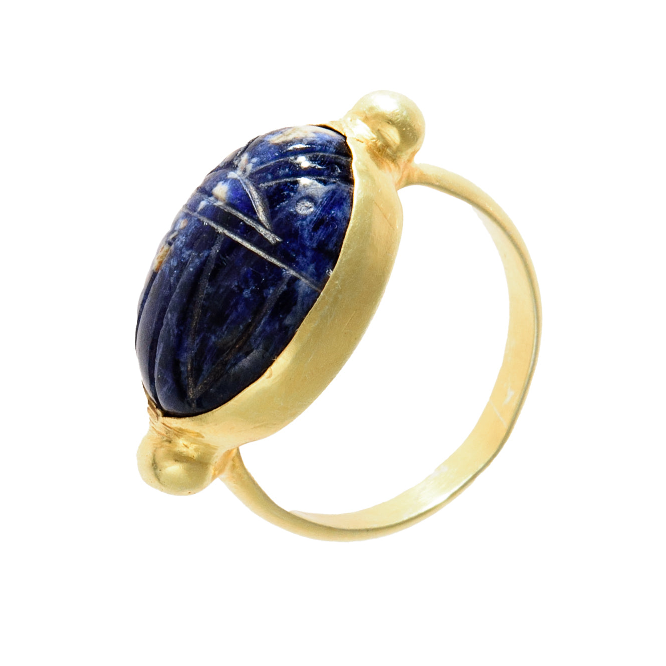 Scarab Sodalite Ring