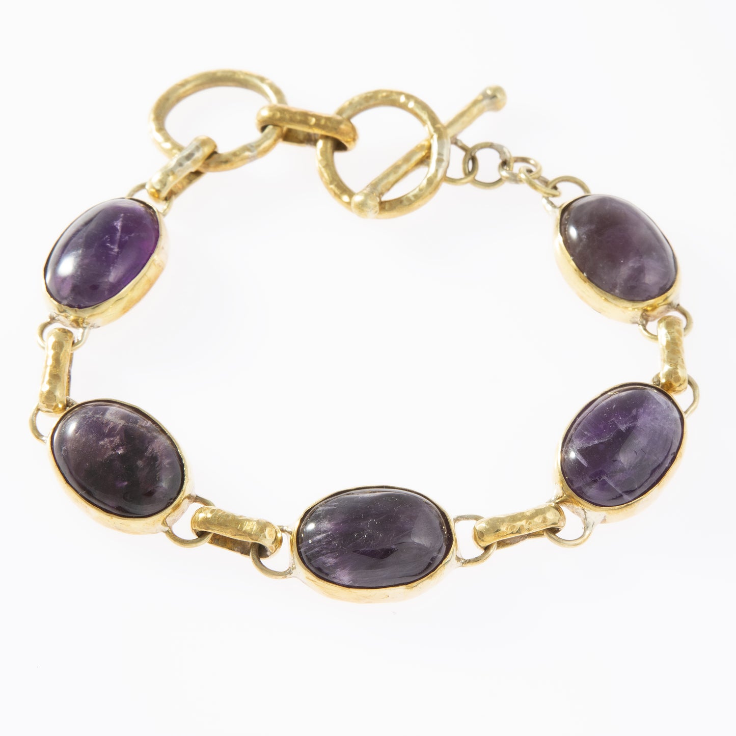 Cabochons Amethyst Bracelet