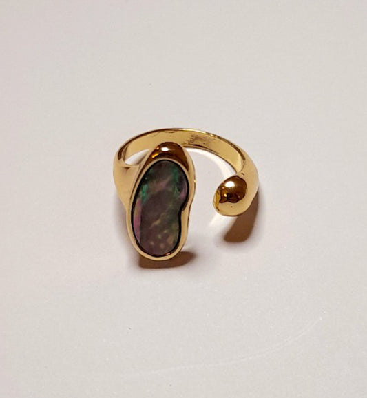 Droplet Abalone Ring - EviPsara