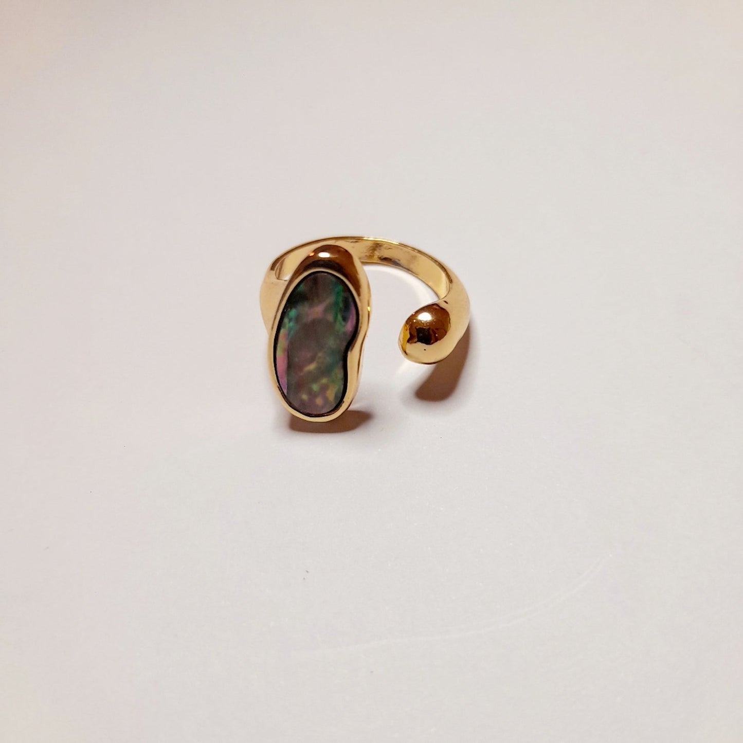 Droplet Abalone Ring - EviPsara