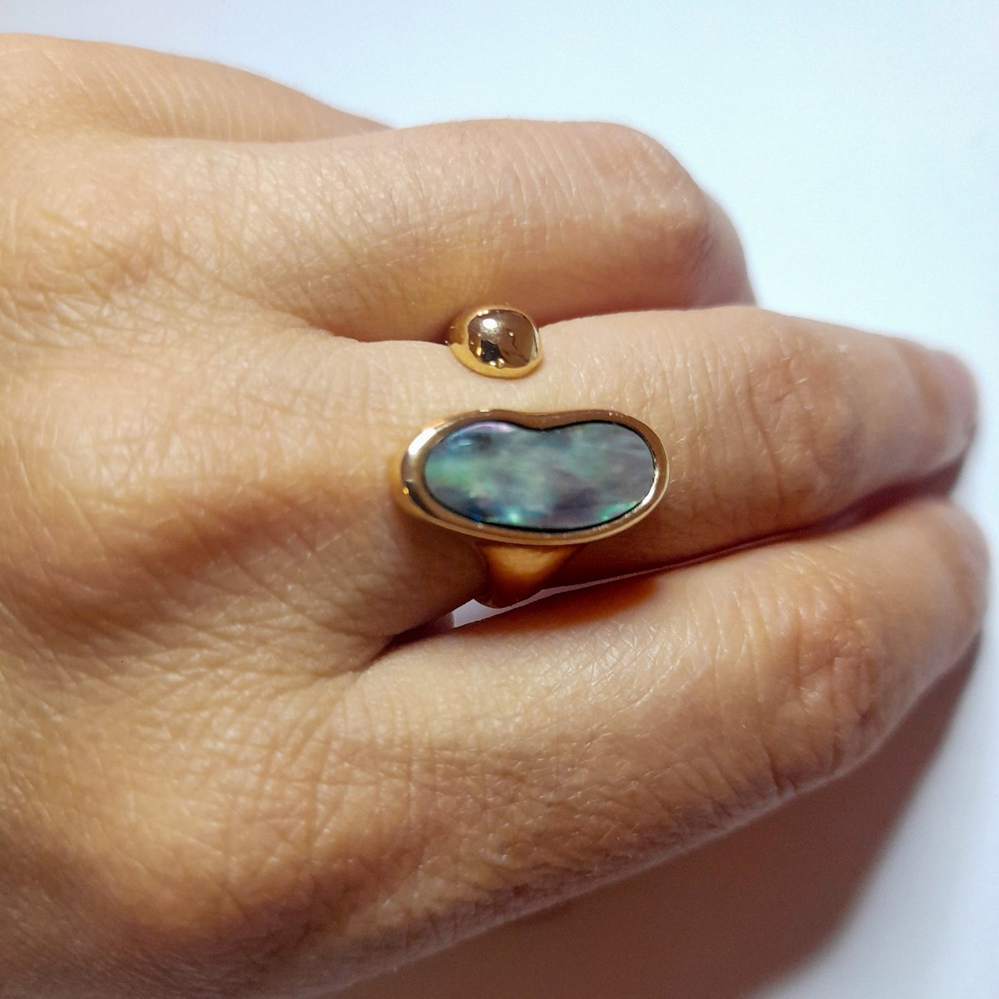 Droplet Abalone Ring - EviPsara