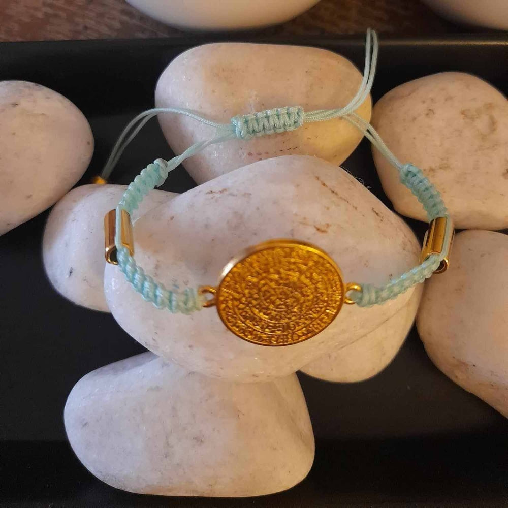 Phaistos Disc Turquoise Bracelet