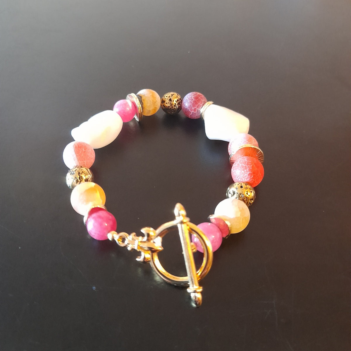 Pink Crown Bracelet